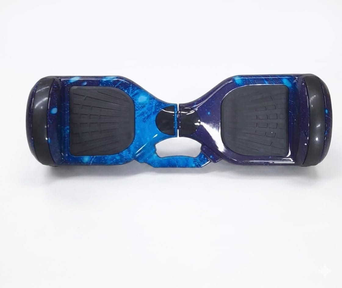 Hoverboard 6.5 Pouces Galaxy Blue Bluetooth LED – Scooter Électrique Auto-Équilibré