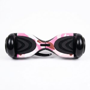 Hoverboard 6.5 Pouces Camouflage Rose BY-C9SDA Bluetooth LED – Scooter Électrique Double Moteur