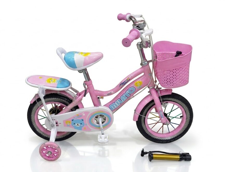 Vélo Enfant Milayo avec Roues Stabilisatrices – Apprentissage Facile & Sécurité Renforcée