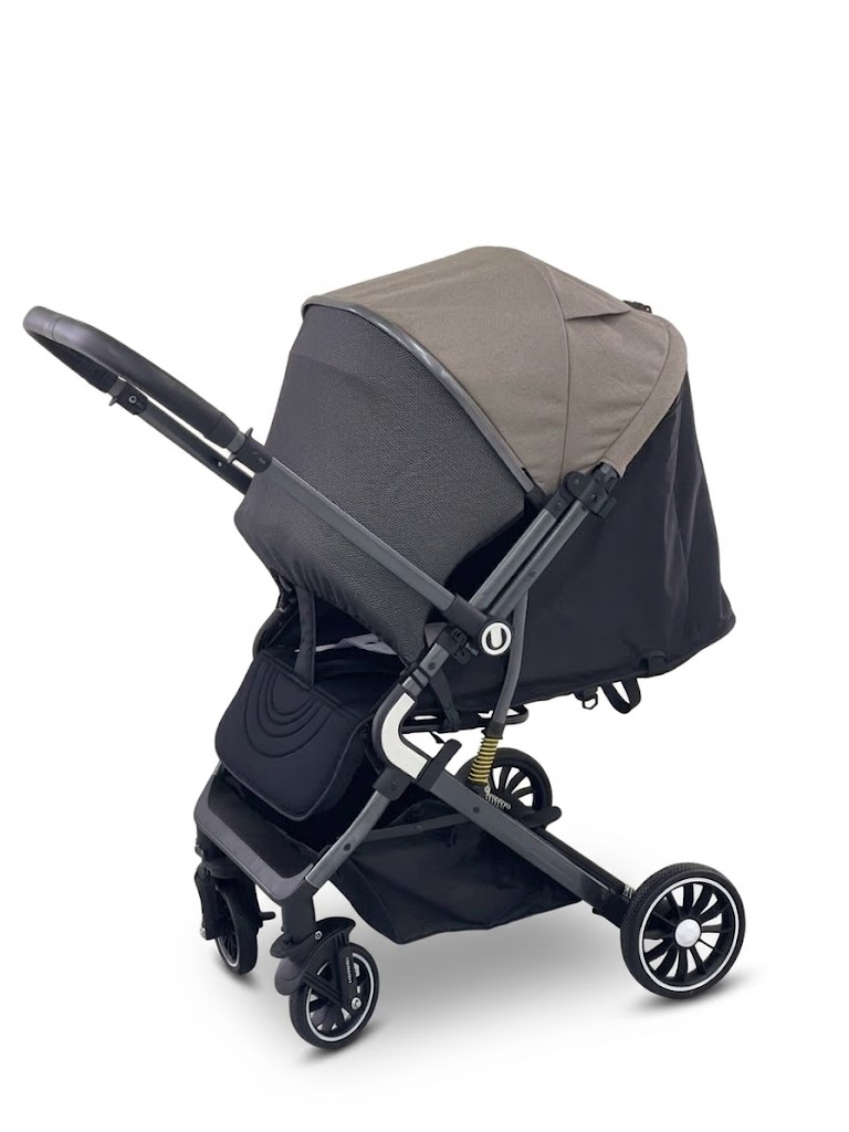 Poussette Burbay K3 2 Faces – Réversible, Confortable et Pliable pour Bébé