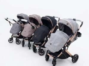 Poussette Bébé BURBAY B1 Réversible avec Couvre-Pied – Confort et Sécurité