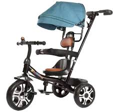 Tricycle Évolutif Enfant avec Canopée – Modèle Pliable, Confort & Sécurité 1 à 5 ans