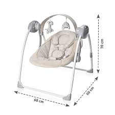 Balancelle Électrique Bébé Lorelli Portofino – Transat Musical Beige