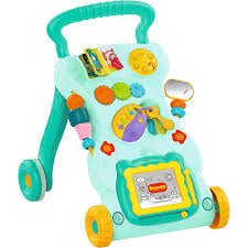Trotteur Bébé Musical Plya Together – Marcheur avec Centre d’Activités & Ardoise Magique