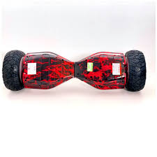 Hoverboard Électrique 6.5” Camouflage Rouge – LED, Bluetooth et Auto-Équilibré (Copie) (Copie)