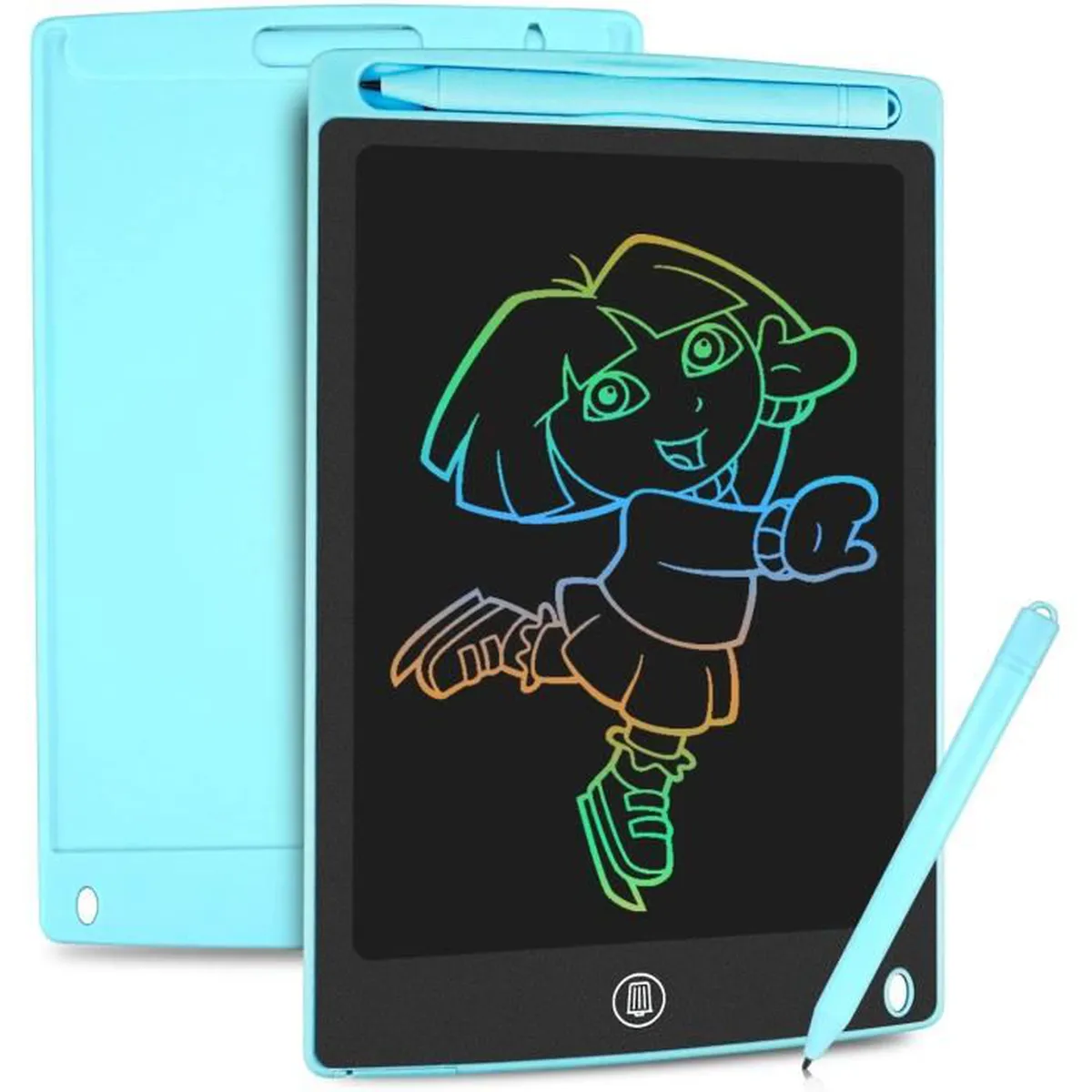 Tablette D'Ecriture LCD Colorée 8.5 Pouces Enfant – Bloc Notes Et Croquis Effaçable