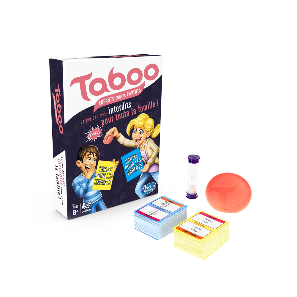 Jeu De Societe Taboo Enfants Contre Parents Hasbro Gaming – Jeu De Devinettes Familial 8 Ans Et Plus