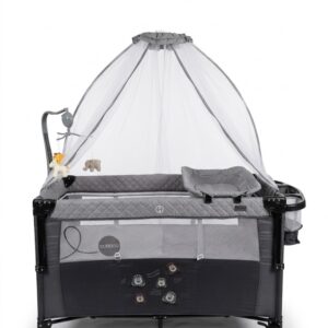 Parc Bébé et Lit Burbay 2-en-1 Baby Playpen et Lit Cododo Portable