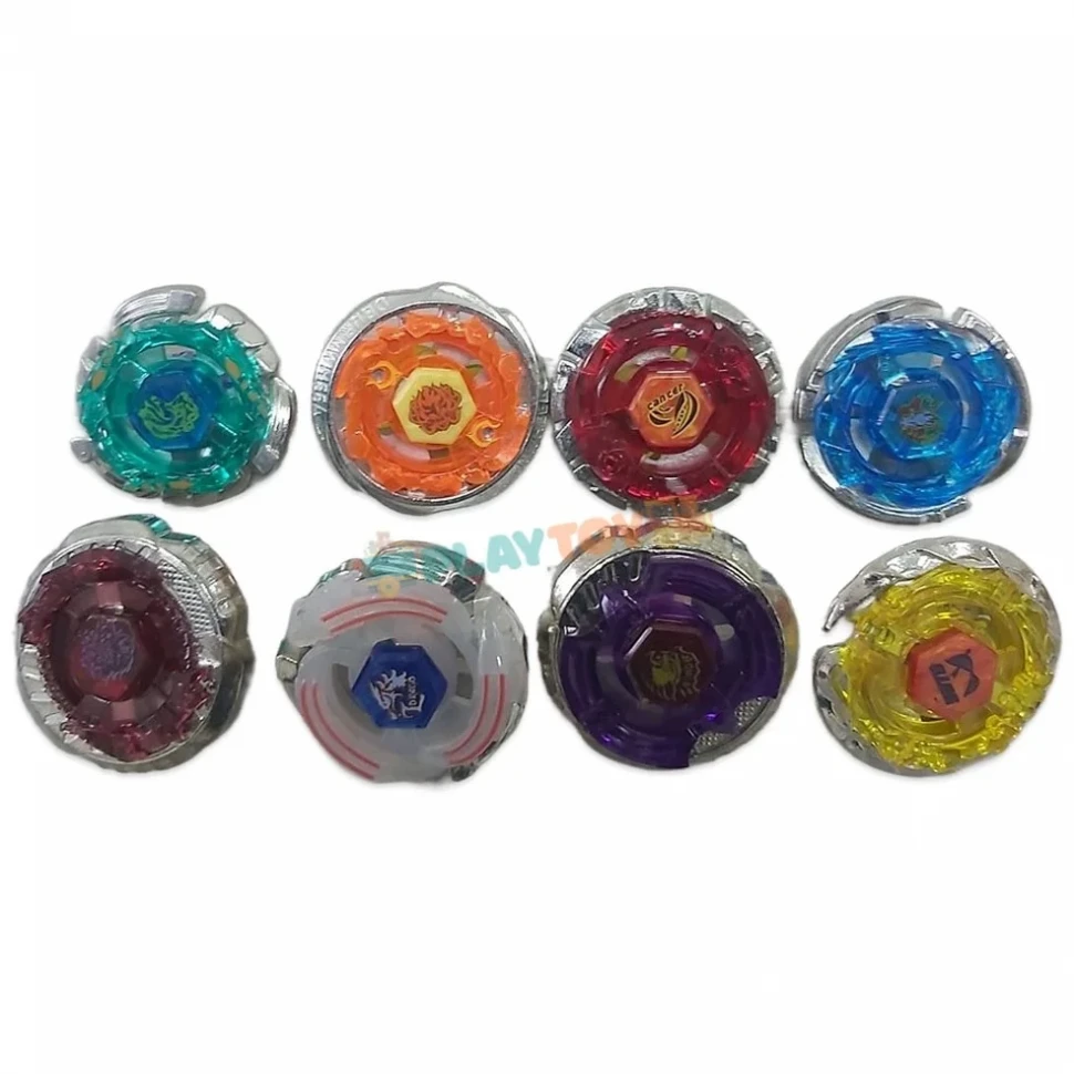 Coffret Beyblade avec 8 Toupies et Mallette Métallique