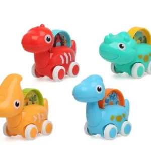Petites Voitures Dinosaures Huanger Push and Go pour Bébé