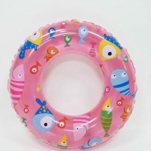 Bouee Gonflable Enfant 60 Cm Piscine Motifs Poissons Roses – Swim Ring Flottant Securise