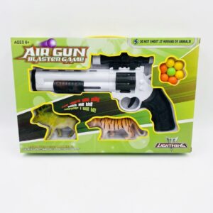 Pistolet Jouet Lightning Air Gun Blaster avec Accessoires Lumière et Son