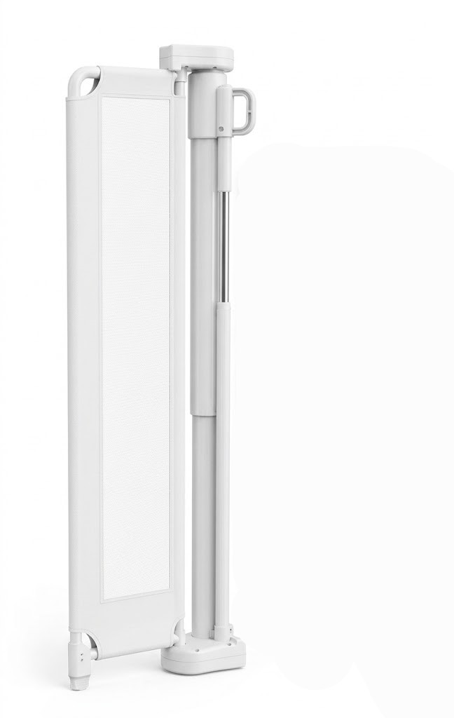Barrière de Sécurité Rétractable pour Bébé et Enfant Protection Escalier et Porte