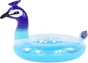 Bouee Gonflable Paon Enfant Piscine – Flottant Design Coloré Pour Jeux D Eau