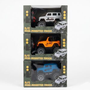 Mini Monster Trucks Télécommandés Tout-Terrain 27MHz pour Enfants