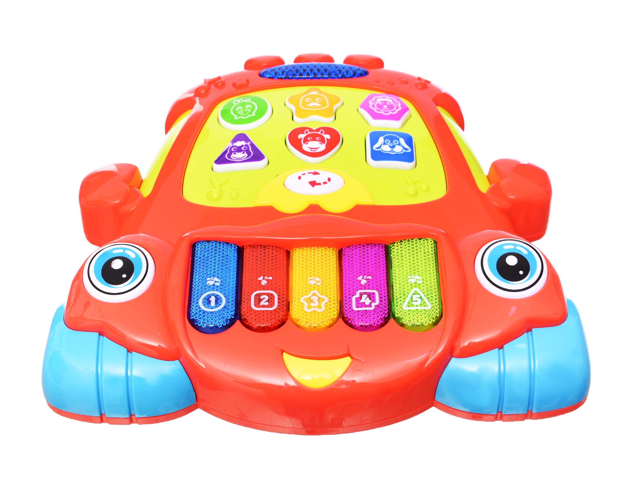 Voiture Didactique Musicale Éducative avec Lumières et Sons pour Bébé