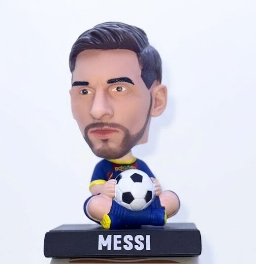 Figurine Bobblehead Lionel Messi PVC Support Telephone – Decoration Bureau Voiture Cadeau Fan