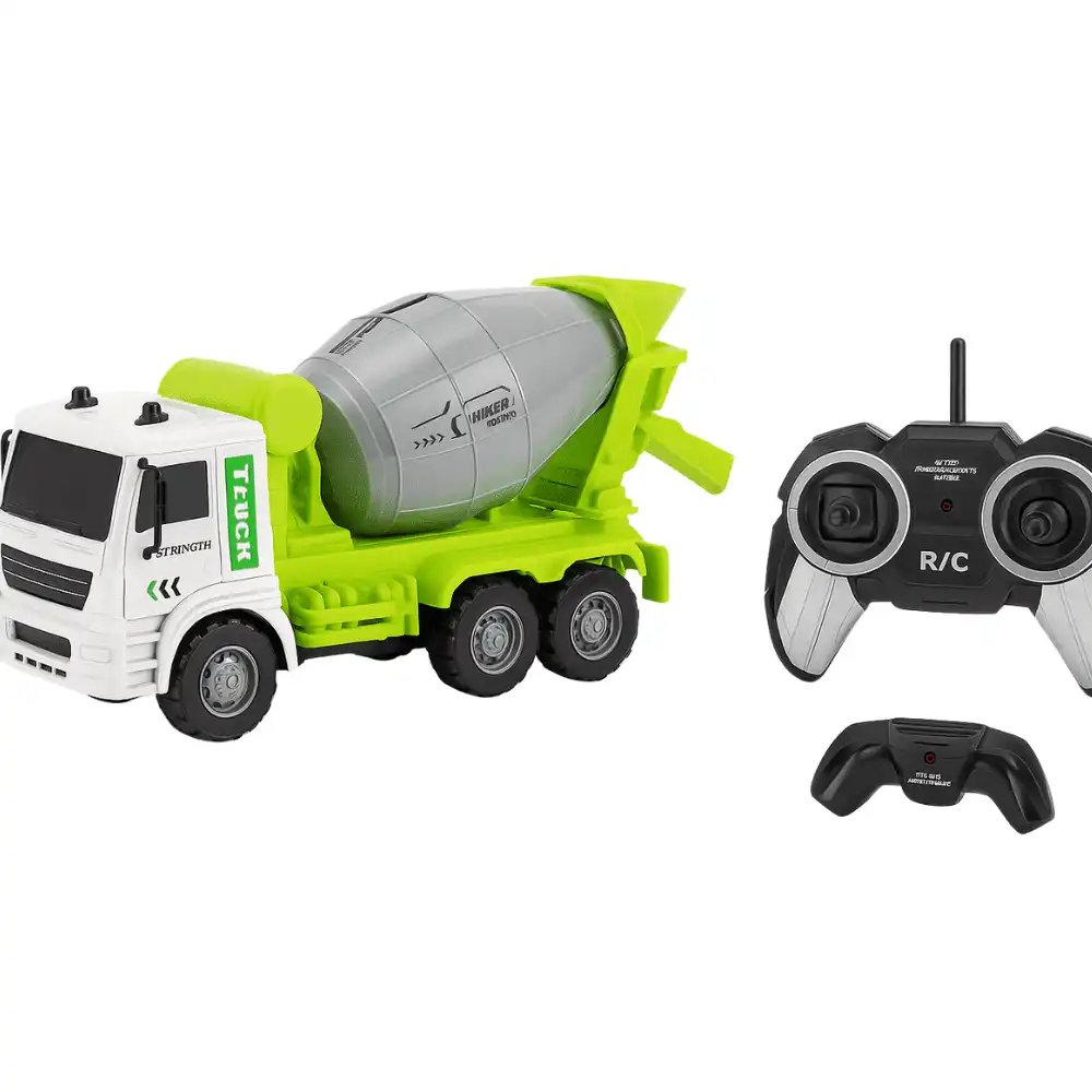 Camion Bétonnière Télécommandé XQ 1:18 27MHz avec Lumières et Sons