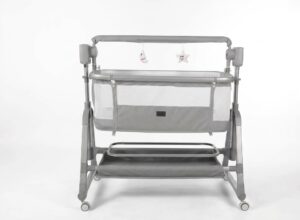 Berceau Électrique MD-6 Burbay Lit Cododo et Balancelle Automatique Gris