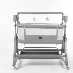 Berceau Électrique MD-6 Burbay Lit Cododo et Balancelle Automatique Gris