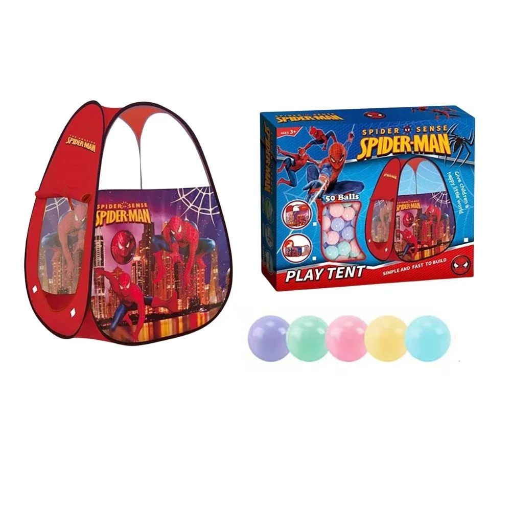 Tente de Jeu Spider-Man Pop-Up avec 50 Balles pour Enfant