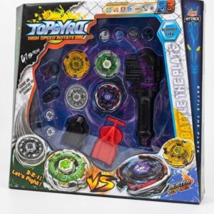Coffret TopGypro Toupies de Combat avec Lanceurs Jeu de Duel en Arène