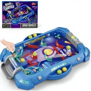Space Marbles Lynsin Flipper Spatial 2-en-1 avec 60 Pièces