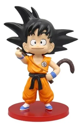 Figurine Chibi Son Goku Enfant Dragon Ball – Statue Collection Dragon Ball Bâton Magique