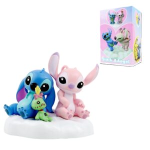 Figurine Stitch et Angel Disney Grand Jester Sur Nuage avec Scrump – Collection Disney Showcase
