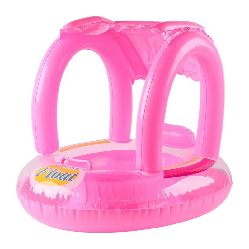 Bouee Siege Gonflable Bebe Avec Pare Soleil Piscine – Flottant Securise Avec Toit Anti UV