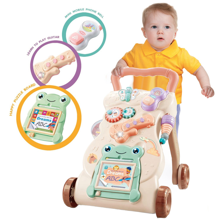 Trotteur Bébé Musical Multifonctionnel Salamandra Kids – Apprentissage Marche et Éveil
