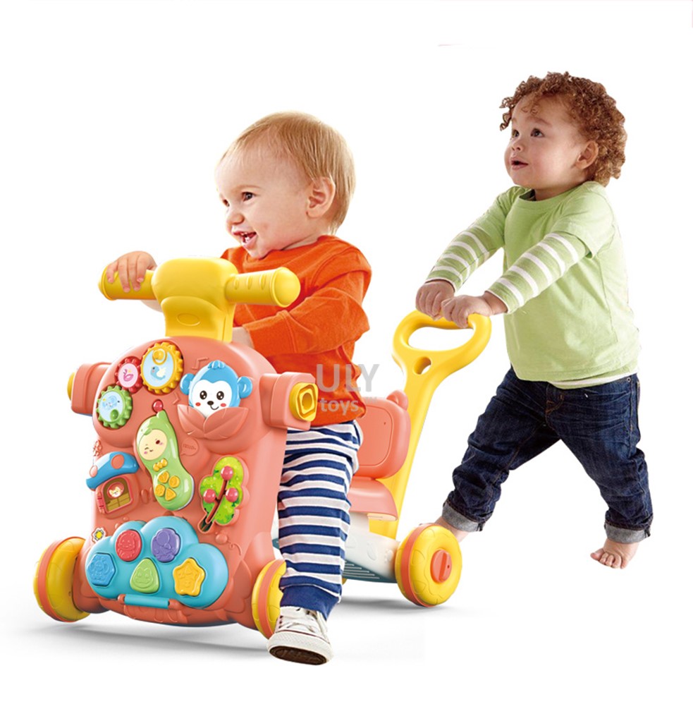 Trotteur Bébé Soubear 3-en-1 Marcheur Éducatif 18 Mois+