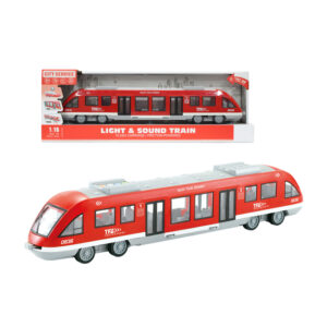 Tramway Modèle Réduit City Service 1:16 Sons et Lumières 44-45 cm – Jouet Train Urbain