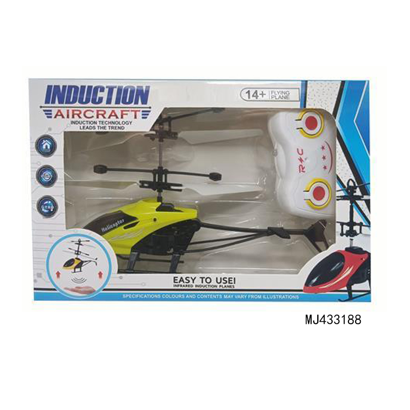 Hélicoptère Jouet Télécommandé Induction USB – Contrôle Main et Télécommande