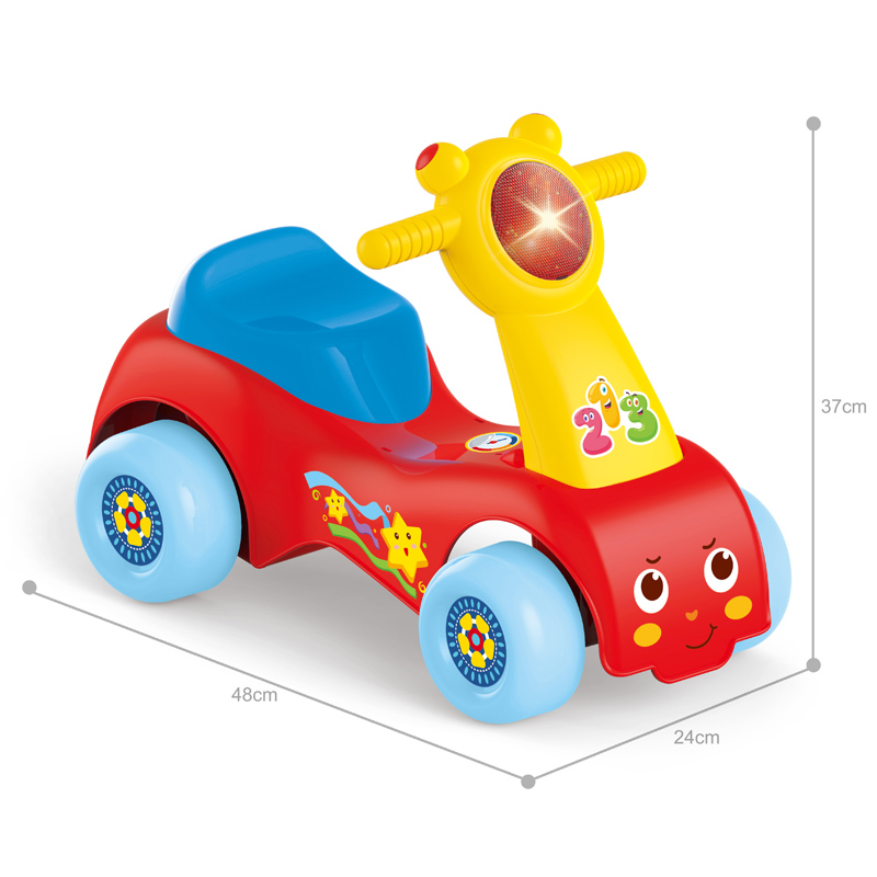 Porteur Bébé Musical Huanger Girafe 18 Mois+ – Sons Lumières Développement Motricité