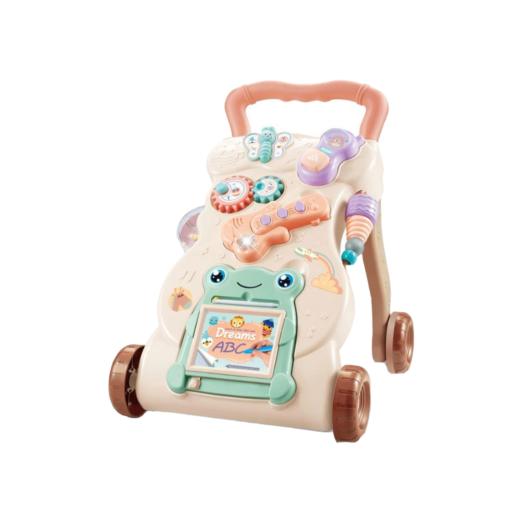 Trotteur Bébé Musical Multifonctionnel Salamandra Kids – Apprentissage Marche et Éveil