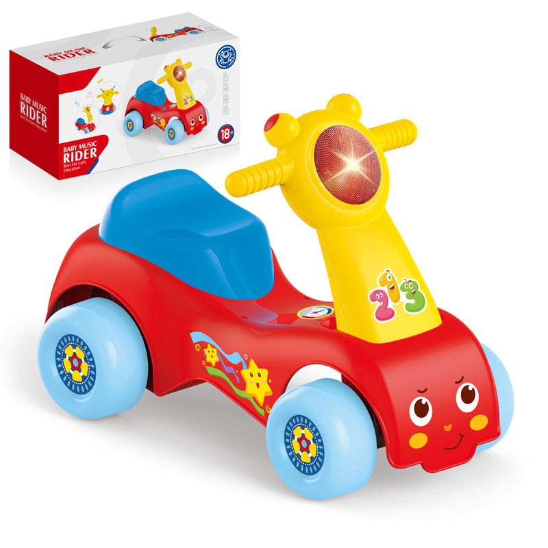 Porteur Bébé Musical Huanger Girafe 18 Mois+ – Sons Lumières Développement Motricité