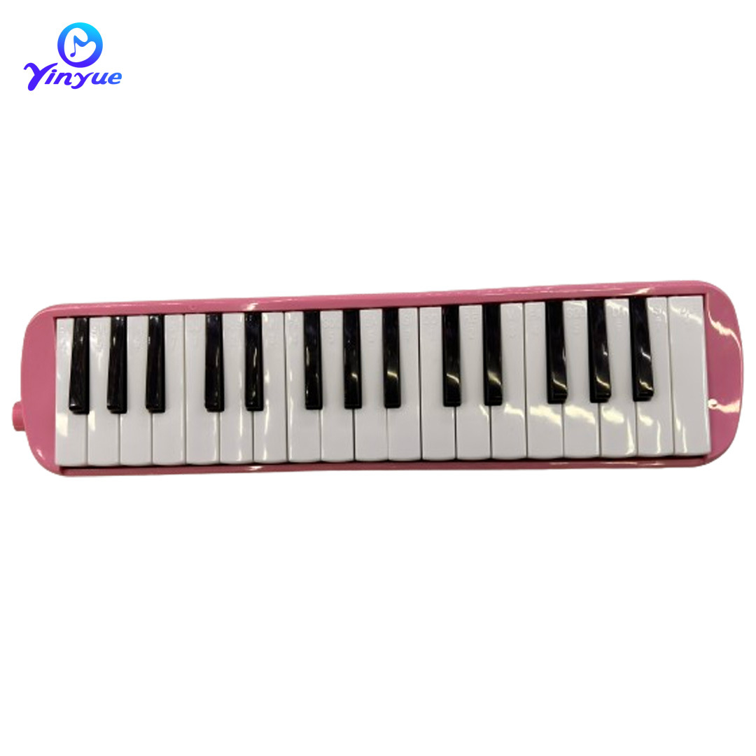 Mélodica 32 Touches Portable Débutant Étui Tube Souffle Embouchure – Instrument Musical Éducatif