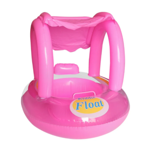 Bouee Siege Gonflable Bebe Avec Pare Soleil Piscine – Flottant Securise Avec Toit Anti UV