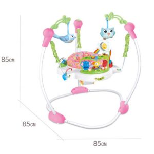 Sauteur Bébé Tiibaby Centre d’Activités Musical Pivotant 360° Réglable avec Jouets