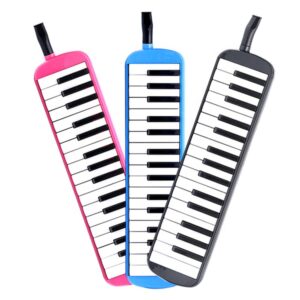 Mélodica 32 Touches Portable Débutant Étui Tube Souffle Embouchure – Instrument Musical Éducatif