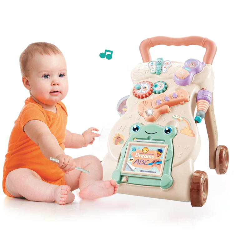 Trotteur Bébé Musical Multifonctionnel Salamandra Kids – Apprentissage Marche et Éveil