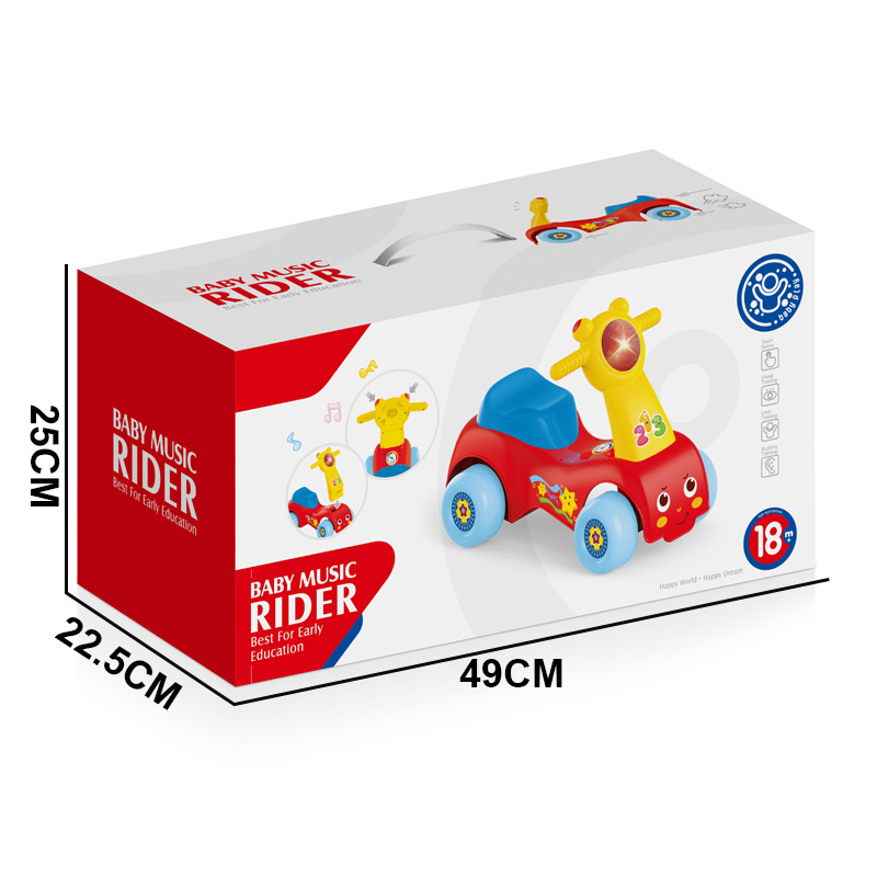 Porteur Bébé Musical Huanger Girafe 18 Mois+ – Sons Lumières Développement Motricité