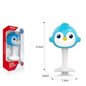 Hochet Anneau de Dentition Huanger  Pingouin Ventouse 0+ – Jouet Bébé Éveil