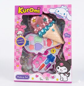 Coffret de Maquillage Kuromi et Cinnamoroll Sanrio – Kit Beauté Enfant