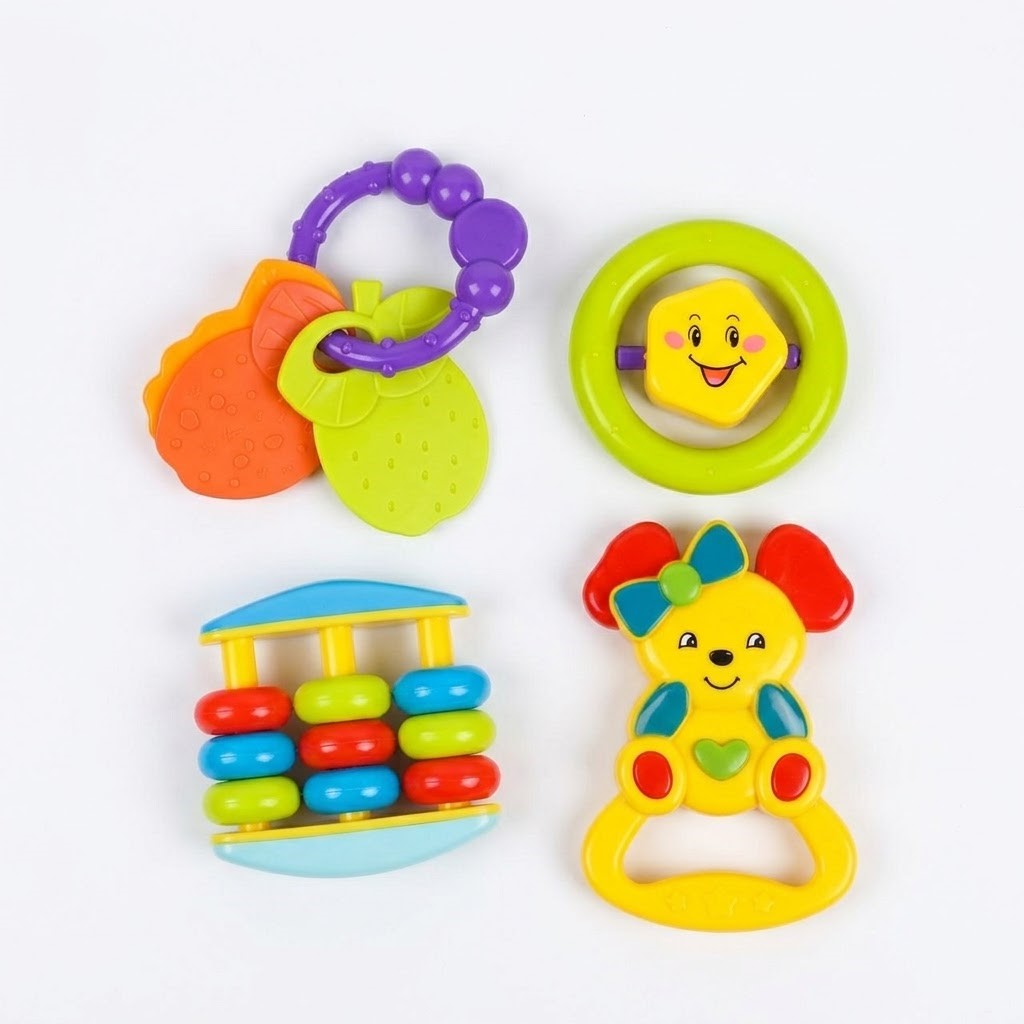 Coffret Hochets Baby's Partner Jouets d’Éveil Sensoriel pour Bébé
