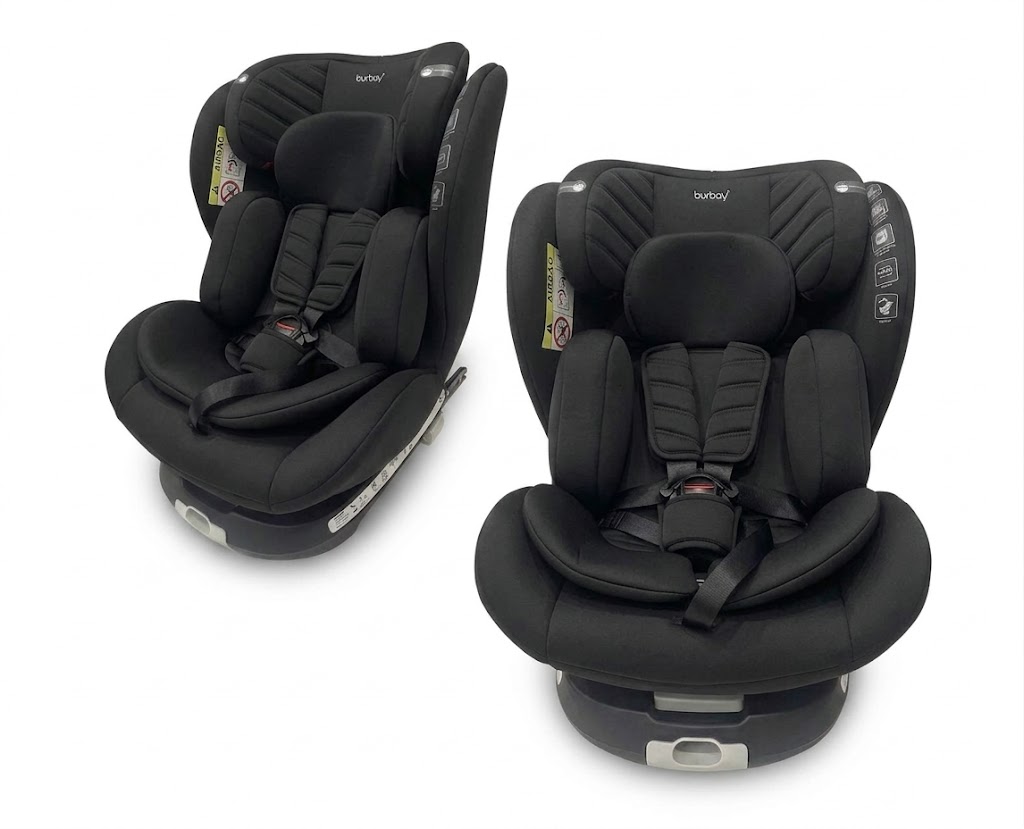Siège Auto Pivotant T9 Burbay ISOFIX 360 Degrés pour Bébé et Enfant