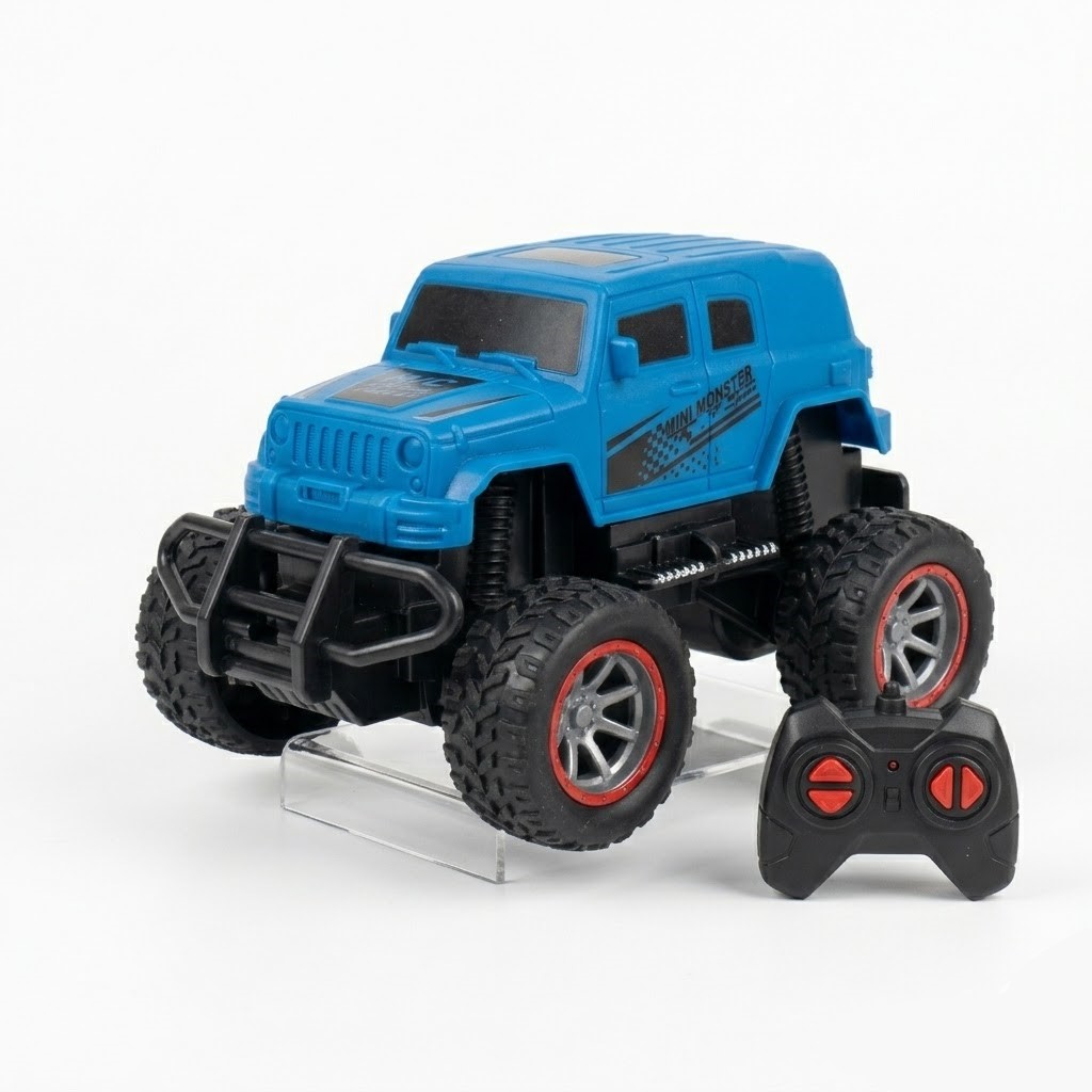 Mini Monster Trucks Télécommandés Tout-Terrain 27MHz pour Enfants