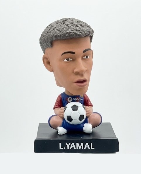 Figurine Lamine Yamal FC Barcelone Bobblehead Décoration et Collection Football