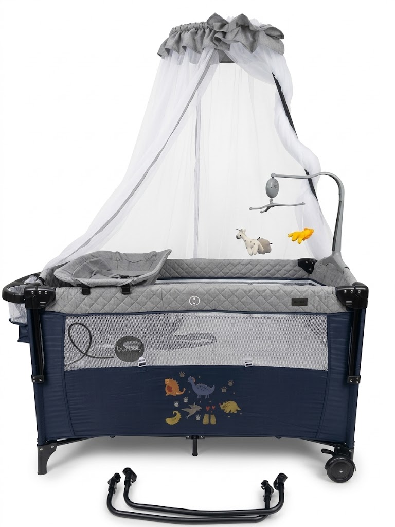 Parc Bébé et Lit Burbay 2-en-1 Baby Playpen et Lit Cododo Portable